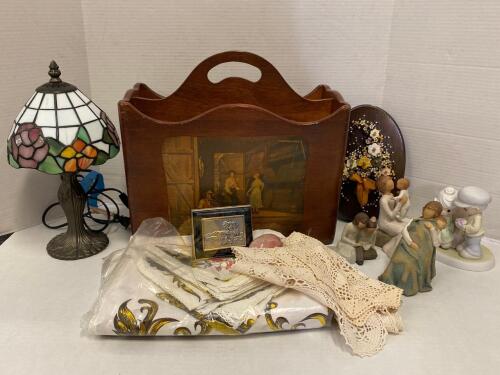 Willow Tree Figurines, Stained Glass Lamp and More