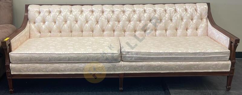 Vintage Sofa with Tufted Back