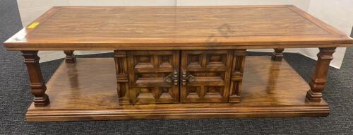 Wooden Coffee Table with Storage