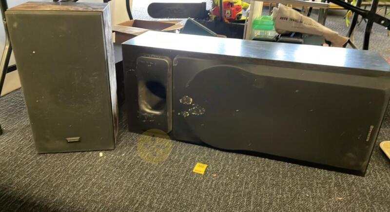 Pair of Pioneer and Pair of Kenwood Stereo Speakers