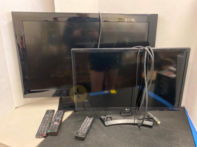 Two LG Flat Screen Televisions