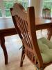 Amish Made Solid Wood Table and 6 Chairs - 12