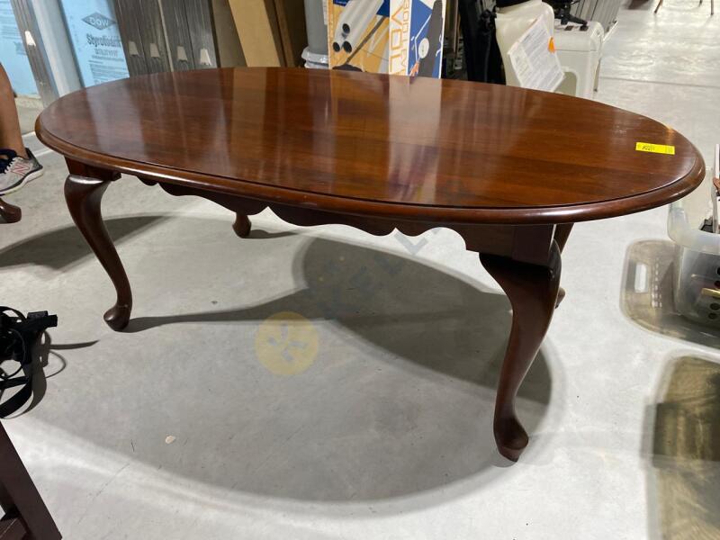 Cherry Oval Coffee Table