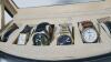 5 Men's Watches and Storage Case - 17