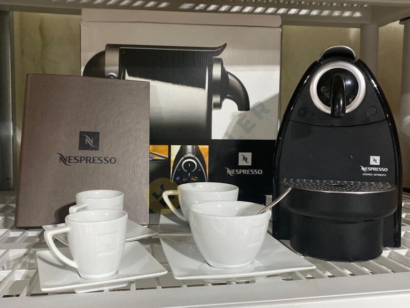 Nepresso Essenza Machine with Nepresso Cups
