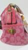 Coach Pink Leather Shoulder Bag - 4