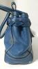 Coach Large Penelope Blue Pebbled Leather Bag - 7