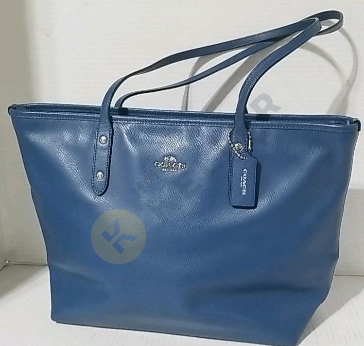 Coach City Zip Leather Tote Bag