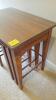 3 Piece Wooden Nesting Table Set - 3