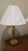 Pair of Brass Table Lamps - 2
