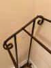 Metal Towel Rack and Wooden Metal Wall Hanging - 5