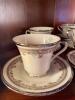 Lenox Lace Point Cups and Saucers - 4