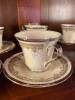 Lenox Lace Point Cups and Saucers - 5