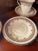 Lenox Lace Point Cups and Saucers - 6