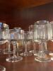 Lenox Platinum Trim Assorted Handblown Crystal Glasses - 4