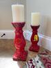 Pier 1 Area Rug and Candlestick Holders - 2