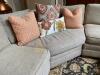 Down Filled Sectional with Pillows - 4