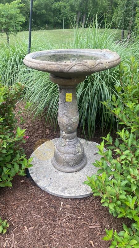 Concrete Bird Bath