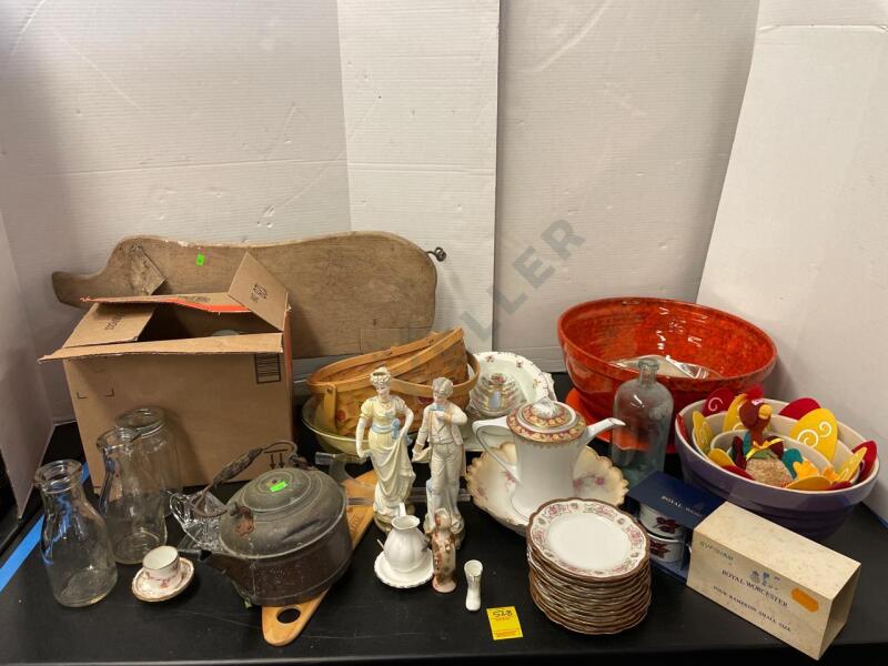 Ceramic Mixing Bowl Set, Glass Milk Bottles, and More