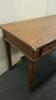 Wooden Desk With Woven Seat Ladderback Chair - 6