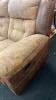 Suede Microfiber Reclining Loveseat - 6