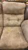 Suede Microfiber Reclining Loveseat - 7