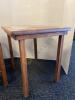 Wooden Child's Table with 2 Chairs and Wooden Bed - 2