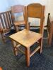 Wooden Child's Table with 2 Chairs and Wooden Bed - 5