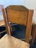 Wooden Child's Table with 2 Chairs and Wooden Bed - 6