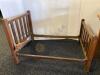 Wooden Child's Table with 2 Chairs and Wooden Bed - 8