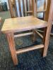 Wooden Child's Table with 2 Chairs and Wooden Bed - 13