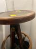 Antique Wooden Drafting Stool - 5