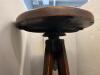 Antique Wooden Drafting Stool - 6