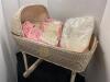 Folding Antique Bassinet - 2