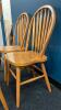 Set of 4 Wooden Chairs - 2