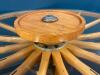 Wagon Wheel Glass Top Table - 6