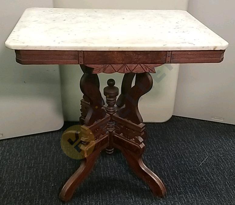 Antique Marbletop Victorian Parlor Table