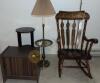 Rocking Chair, Metal Side Table Lamp, and More - 2