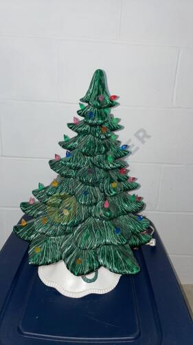 Ceramic Lighted Christmas Tree