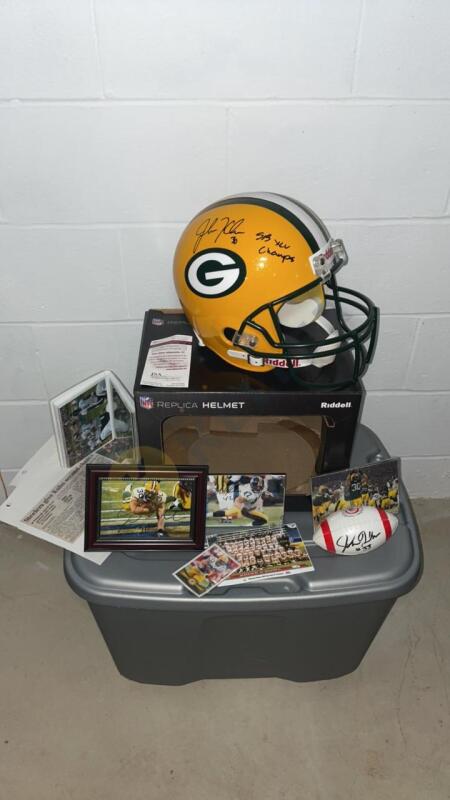 Green Bay Packers Signed Helmet, Pictures, and More