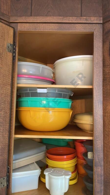 Collection of Tupperware