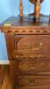 Antique Dresser, Contents, and Wooden Globe - 4