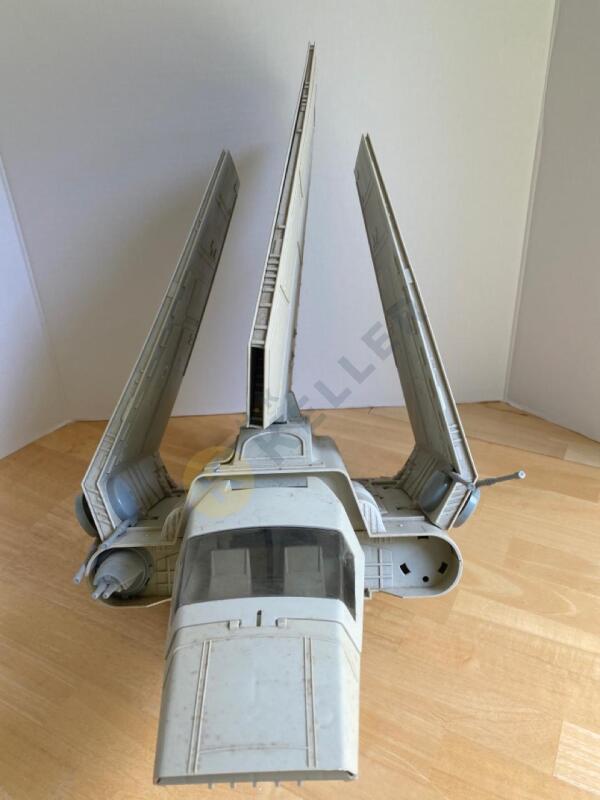 Vintage Star Wars 1984 Imperial Shuttle Toy Model
