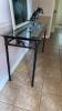 Wrought Iron and Glass Console Table and More - 2