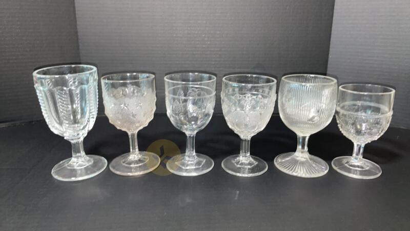 Antique Early American Pressed Glass Circa 1870s and More