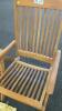 "Royal Teak Danish Tradition" 2 Folding Chairs, Folding Side Table, And Chair Pads - 3