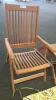 "Royal Teak Danish Tradition" 2 Folding Chairs, Folding Side Table, And Chair Pads - 15