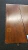 Antique Wooden Dropleaf Table With Drawer - 4