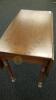 Antique Wooden Dropleaf Table With Drawer - 11