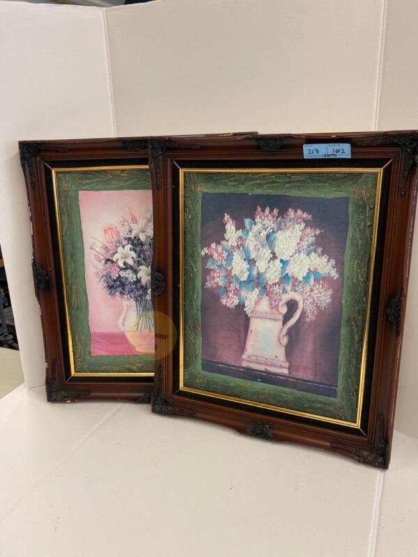 Framed Floral Prints